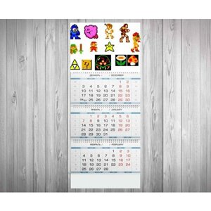 Квартальный календарь Марио/ Mario №27
