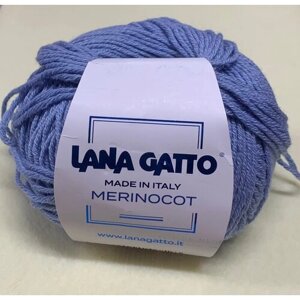 Lana Gatto merinocot 53% мериносовая шерсть 47% хлопок; 50гр-125 м (1 моток)