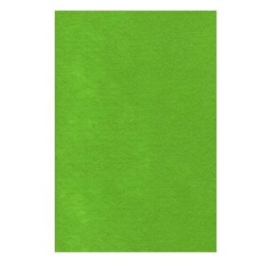 Лист фетра, 100% полиэстер, 30 х 45см х 2 мм, 350 г/м2, светло-зеленый, 1 шт