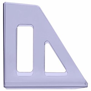 Лоток для бумаг СТАММ "Актив", вертикальный, тонированный фиолетовый, ширина 70 мм (ЛТВ-31101)