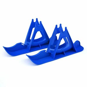 Лыжи для беговела 55-0001 (цвет синий)