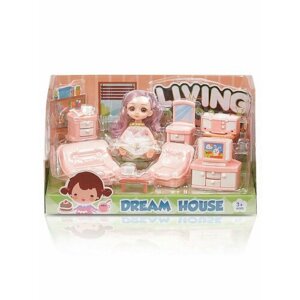 Мебель для куклы Гостиная с куклой