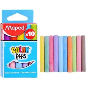 Мел Maped 10 цветов Mared Color Pep's круглый (593501)