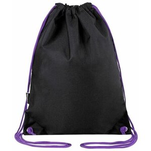 Мешок для обуви Brauberg плотный, карман на молнии, подкладка, 43х33см, "Neon Purple"271626)