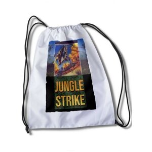 Мешок для сменной обуви с принтом Игры Jungle Strike - 34620