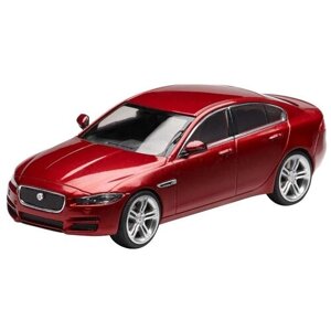 Модель автомобиля Jaguar XE Diecast Model, Italian Racing Red, Scale 1:43
