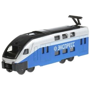 Модель металлическая инерционная поезд экспресс 16 см двери открываются технопарк SB-18-15WB-1