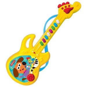 Музыкальная развивающая игрушка Азбукварик Гитара Любимые песенки Красная