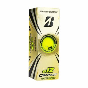 Мяч для гольфа Bridgestone e12 Contact Matte Yellow BGB1CYX, упак. 12шт, желтый