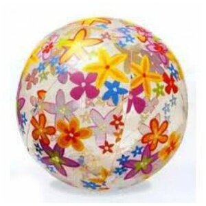 Мяч надувной INTEX 51см Lively Print Balls (от3х лет) цветной