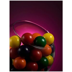 Мячи-прыгуны "Лесные ягоды" 32мм 50 шт Резиновый шарик. Резиновый мяч. Прыгун резиновый. Разноцветные шарики. Попрыгунчики. Прыгунки.