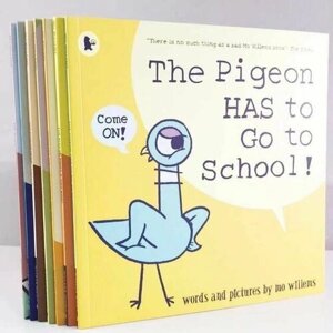 Набор детских книг на английском языке MO Willems, Pigeon 7 шт.