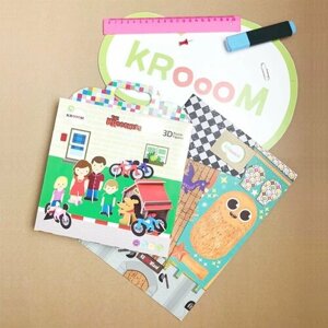 Набор из картона для создания фигурок Krooom Дружная семья