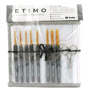 Набор крючков Tulip ETIMO TES-002, черный/золотистый/серебристый