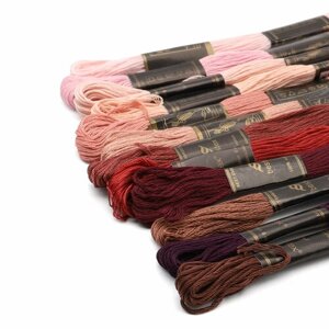 Набор мулине для вышивания и рукоделия 'Универсальный №8'12 шт по 8м, 12 цветов, Bestex