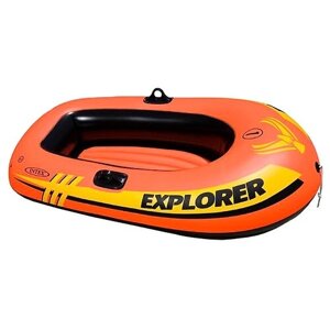 Надувная лодка Intex Explorer 100 58329, оранжевый