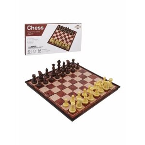 Настольная игра Шахматы магнитные, игровое поле 35.5 х 35.5 см. Наша Игрушка 49912-F