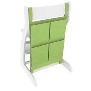 Навесной стульчик карман для игрушек Бельмарко Карман на спинку стула, зелeный