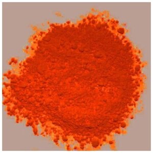 Неоновый флуоресцентный пигмент оранжевый (хром) - 50 гр