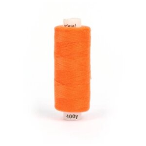 Нитки бытовые IDEAL 40/2 366м 100% п/э, цв. 579 оранжевый