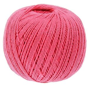 Нитки фиалка (100%хлопок) (0803 розовый), 6 мотков