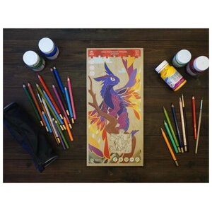 Пазл-раскраска-игрушка «дракон»