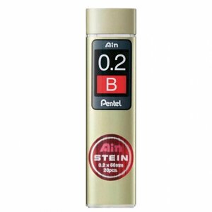 Pentel Грифели Ain Stein, 12 шт, B 0,2 мм sela25