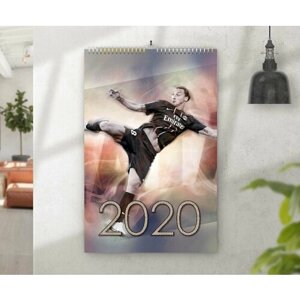 Перекидной календарь на 2020 год Златан Ибрагимович, Zlatan Ibrahimovic №18, А3