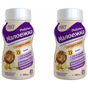 Питание "Педиашур" Малоежка ваниль 200 мл с 12 месяцев , для детского диетического лечебного питания/2 шт