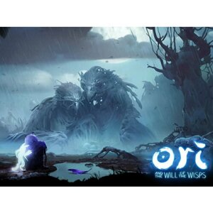 Плакат, постер на бумаге Ori and the Will of the Wisps/игровые/игра/компьютерные герои персонажи. Размер 30 х 42 см