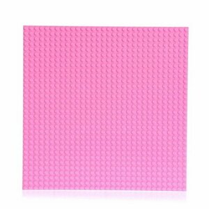 Пластина-основание для конструктора, 25.5 x 25.5 см, цвет розовый