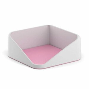 Подставка для бумажного блока Forte Pastel Белый/Розовый