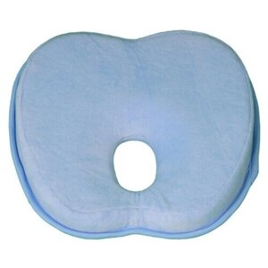 Подушка (бабочка) ортопедическая для новорождённого (Б. 2.2.3. гол) голубой (225*214*30 мм). ПА