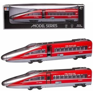 Поезд ABtoys скоростной инерционный красный G1718/красный