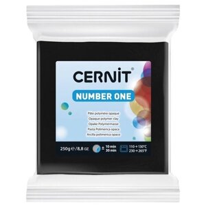 Полимерная глина Cernit Number one 250 г 100 черный 250 г