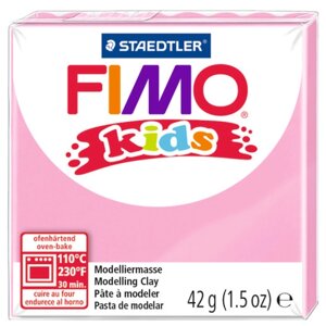 Полимерная глина FIMO kids 42 г розовый (8030-220) розовый 42 г
