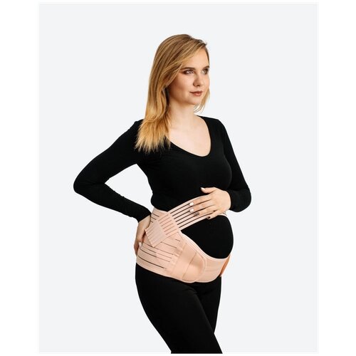 Пояс (бандаж) для беременных 4 в 1 universal, дородовой, послеродовой, белый, альмед M (80-110 см)