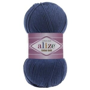 Пряжа Alize Cotton Gold (Ализе Коттон Голд) - 2 мотка 279 Джинс 55% хлопок, 45% акрил 330м/100г