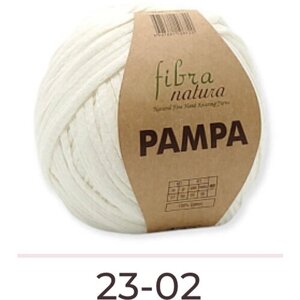 Пряжа для вязания Fibra natura pampa 100% хлопок;100гр-110м (1 моток)