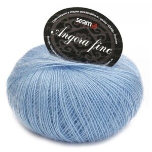 Пряжа для вязания Seam Angora Fine color: 144121, состав: 50% Мохер, 50% Нейлон, 50 гр/300м, 2 мотка.