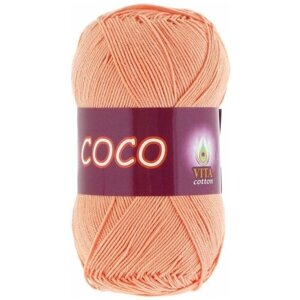 Пряжа VITA cotton coco / 3883 персик