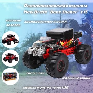 Радиоуправляемая крутая машина New Bright Bone Shaker 1:15 для уличных и домашних гонок.