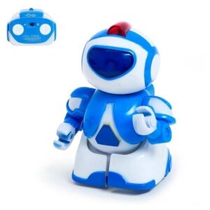 Робот радиоуправляемый "Минибот", световые эффекты, цвет синий