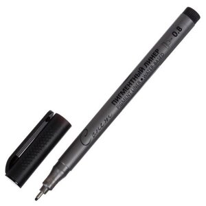 Ручка капиллярная для черчения ЗХК Сонет линер 0x8 мм, цвет чёрный