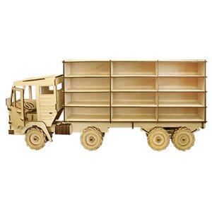Сборная модель грузовик-полка для моделей (12 ячеек)