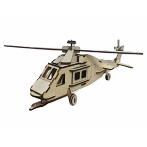 Сборная модель из дерева. Вертолет (Арт. СМ-4719-А4)