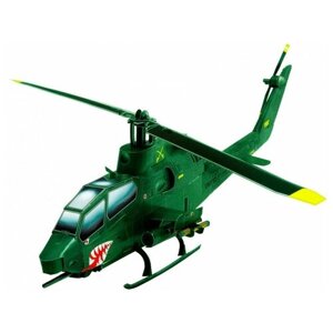 Сборная модель Умная Бумага Вертолет АН-1 Cobra (зеленый) (190-01) 1:72