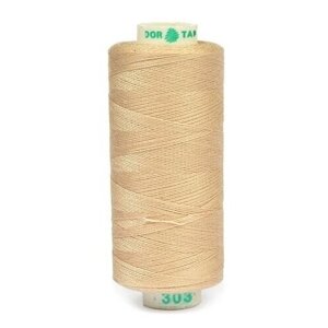 Швейные нитки Dor Tak бытовые, 40/2, 366 м, 100% полиэстер, цвет 303 бежевый (40/2. DT. 303)