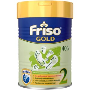 Смесь Friso Gold 2 LockNutri, с 6 до 12 месяцев, 400 г