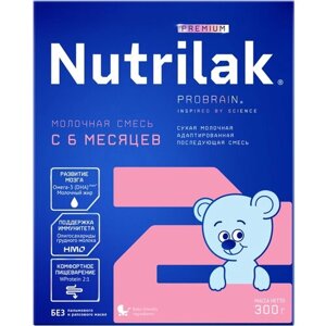 Смесь Nutrilak Premium 2, с 6 месяцев, 300 г